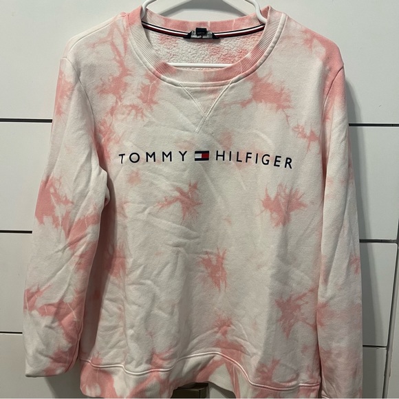 Tommy Hilfiger Pink & White Tie Dye Two Piece Set - Picture 2 of 8